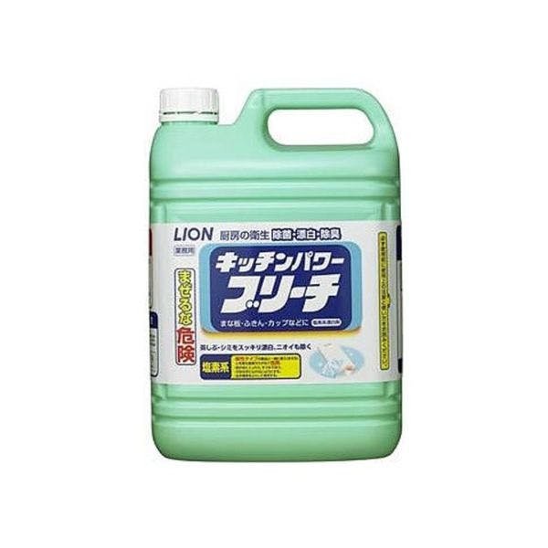 【3点/ケース】漂白剤 キッチンパワーブリーチ 5kg ライオンハイジーン