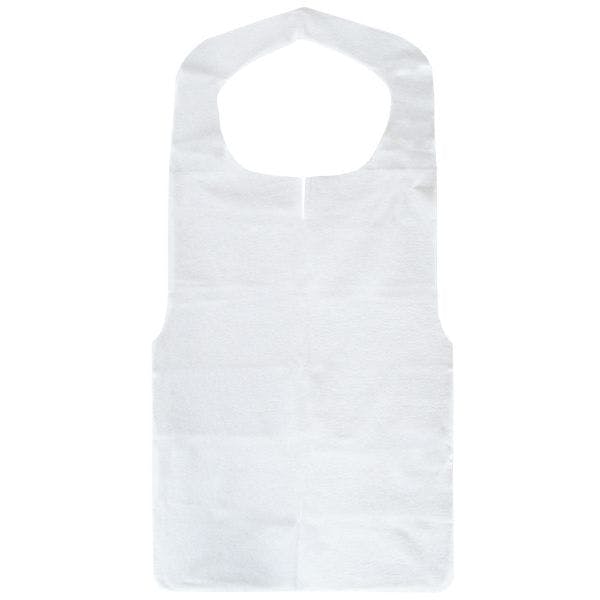 【30点/ケース】不織布エプロン 白 30枚 今村紙工