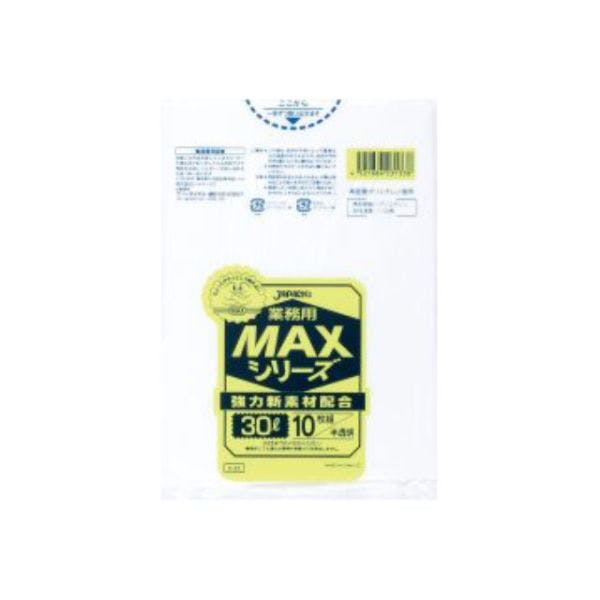 【60点/ケース】HDゴミ袋 ゴミ袋 S-33 業務用MAX 30L 10枚入 【送料込み】 ジャパックス