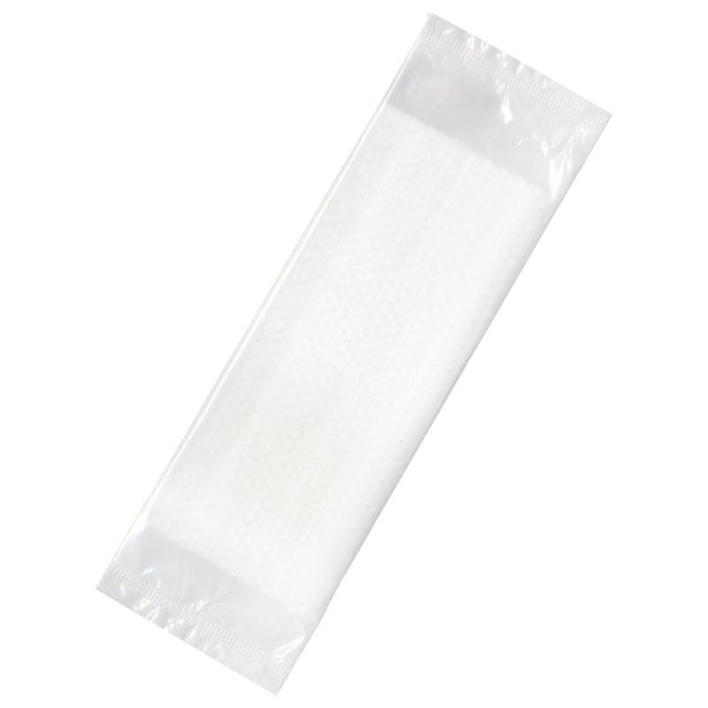 【100点/バラ】紙おしぼり 使い捨ておしぼり平型 【送料込み】 九州紙工