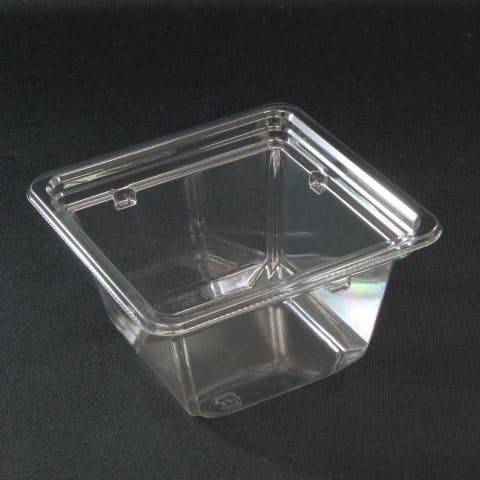 【900点/ケース】サラダ容器 バイオカップ キューブ11-60B 【送料込み】 リスパック