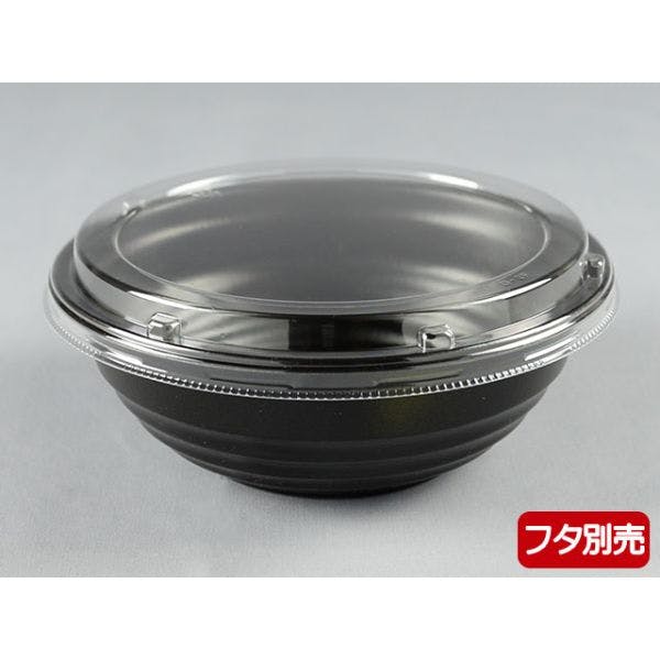 400点/ケース】どんぶり容器 YS丼 D-2 黒 【送料込み】 パックスタイル