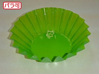 【1点/バラ】おかずカップ ラミケースOPP6Aライトグリーン 500枚 【送料込み】 セイコー