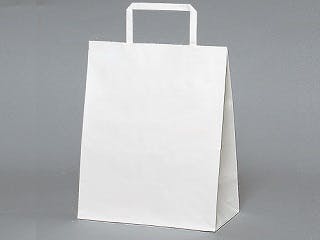 【300点/ケース】紙手提袋 紙手提袋 SS-1 晒無地 平紐 【送料込み】 福助工業