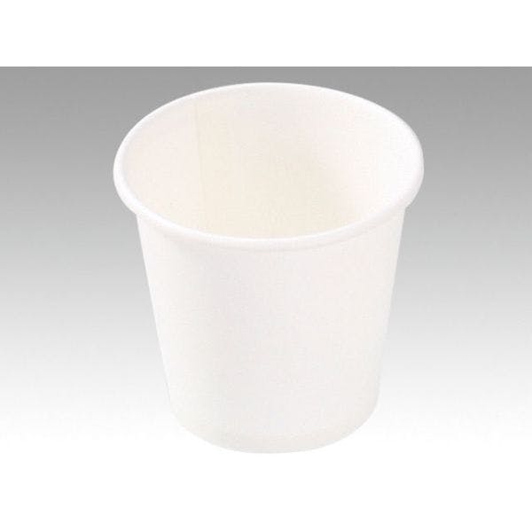 【100点/バラ】業務用 紙コップ 白無地 3オンス 95ml 【送料込み】 パックスタイル