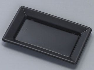 900点/ケース】軽食容器 福皿 18-12H黒 新 【送料込み】 福助工業 | 紙