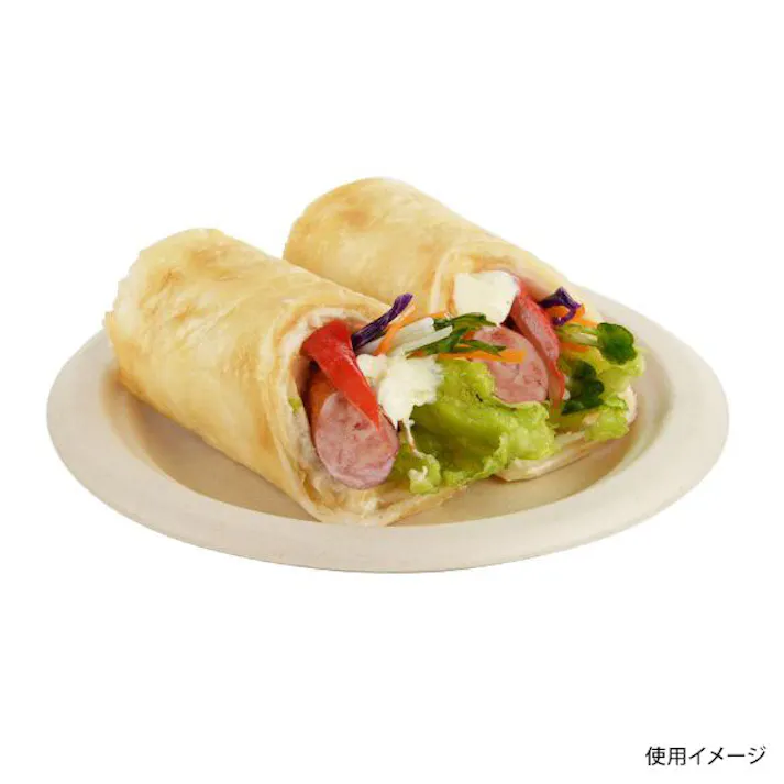 【50点/バラ】パルプモールド BB丸プレート160 【送料込み】 パックスタイル