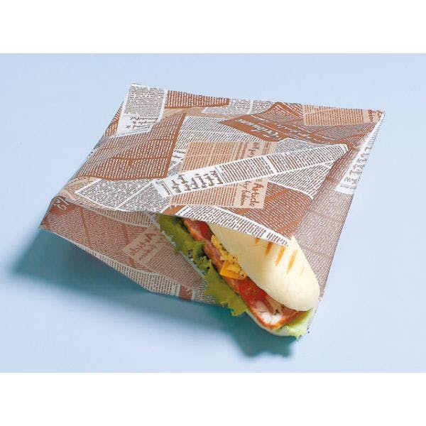 3000点/ケース】バーガー袋 No.18 アーティクル 【送料込み】 福助工業