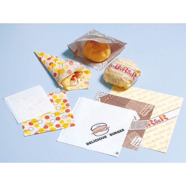 3000点/ケース】バーガー袋 No.18 アーティクル 【送料込み】 福助工業