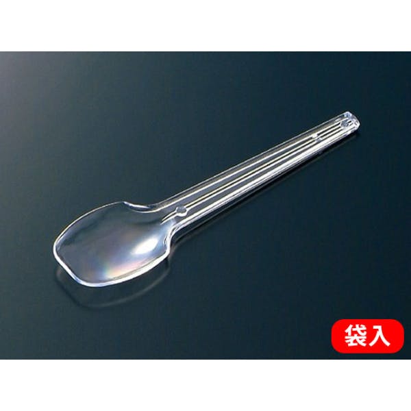 【100点/バラ】使い捨てカトラリー FDデザートスプーン 100 単袋入 中央化学