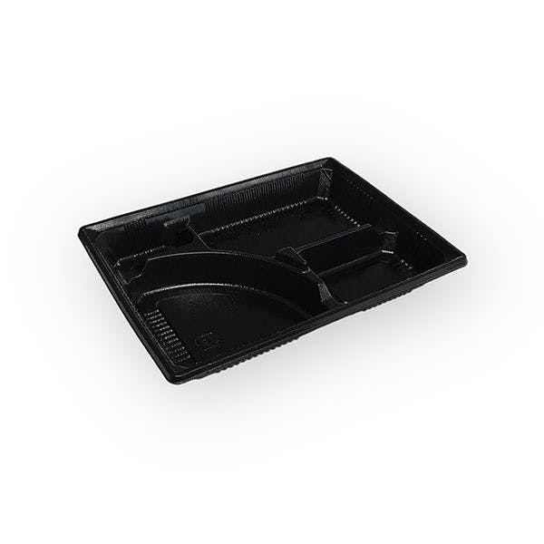 50点/バラ】弁当容器 HS 古今 L-1 黒ME 身 【送料込み】 中央化学 | 紙