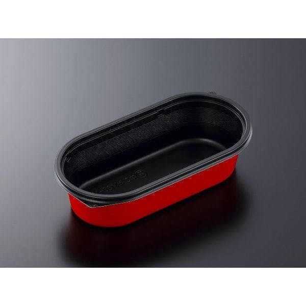 【600点/ケース】弁当容器 CT なごみ M20-10 BK-R 身 【送料込み】 中央化学