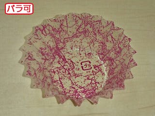 【1点/バラ】おかずカップ OPPソフトケース6F 雲龍柄 赤 500枚 【送料込み】 セイコー