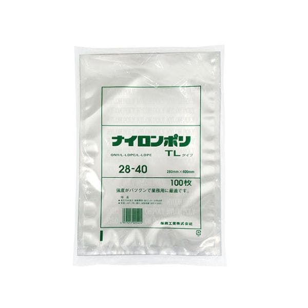 100点/バラ】真空袋 ナイロンポリ TLタイプ 28-40 【送料込み】 福助