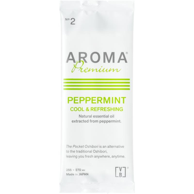 【600点/ケース】おしぼり PocketOshibori AROMA Premium with yuica ペパーミント 【送料込み】 FSX