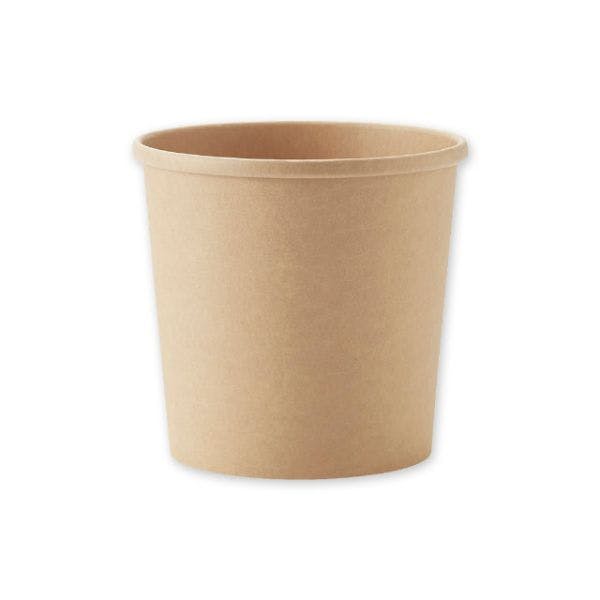 【25点/バラ】スープカップ 未晒フードカップ 780ml HEIKO(シモジマ)