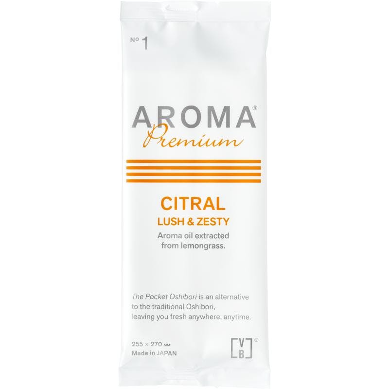 【600点/ケース】おしぼり PocketOshibori AROMA Premium シトラール 【送料込み】 FSX
