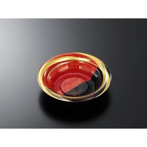 【50点/バラ】どんぶり容器 CT ほまれ丼 M18 風林R-BK 身 【送料込み】 中央化学