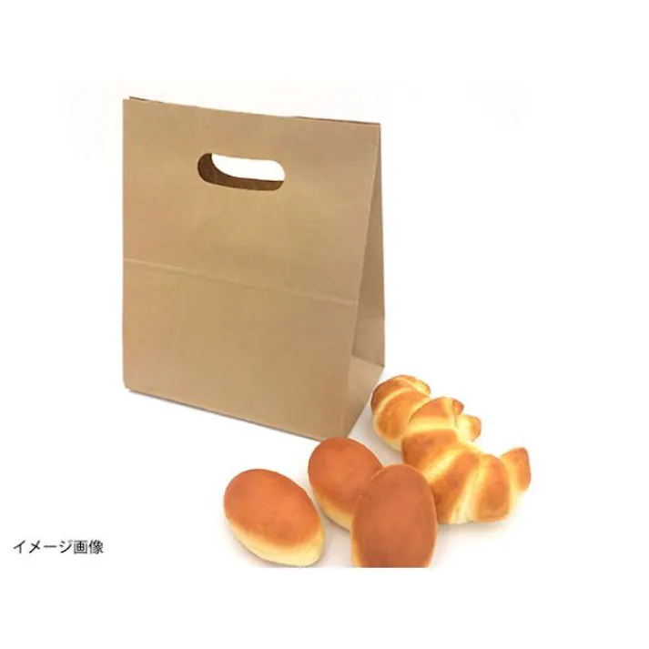 【50点/バラ】紙手提袋 イーグリップ LL 茶無地 【送料込み】 パックタケヤマ