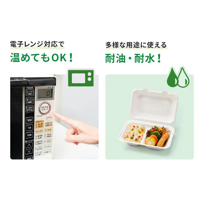 【50点/バラ】弁当容器 新ABランチ200-200-3 【送料込み】 パックスタイル