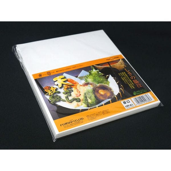 【100点/ケース】天ぷら敷紙 厚口 100枚入 【送料込み】