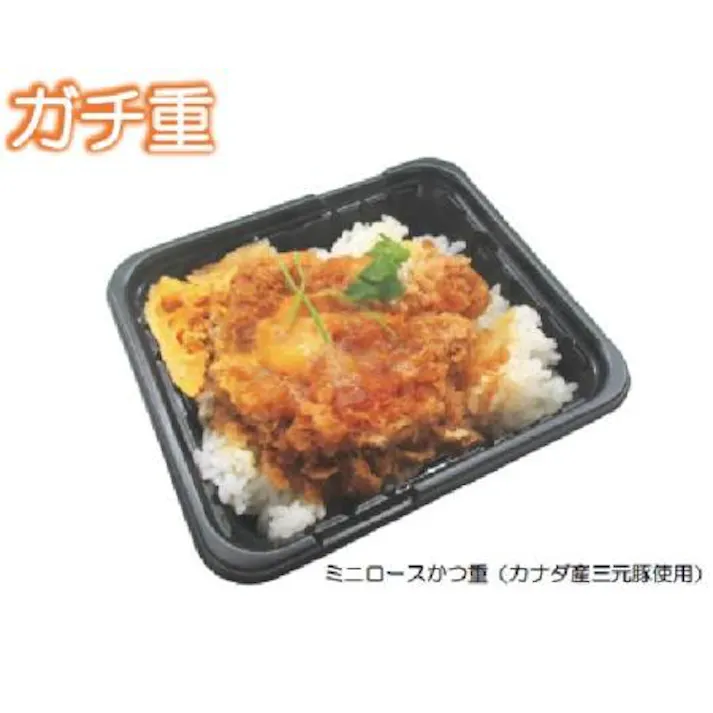 【50点/バラ】どんぶり容器 CT ガチ重 IK 18-13 BK 身 【送料込み】 中央化学