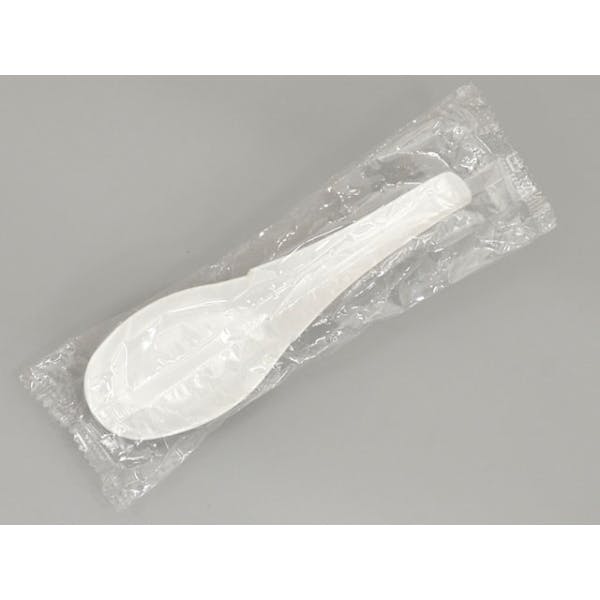 【500点/バラ】使い捨てレンゲ 袋入 レンゲスプーン アサヒ徳島
