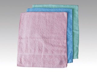 【1点/バラ】ふきん LQカラータオル ピンク 12枚入 【送料込み】 ナストーコーポレーション