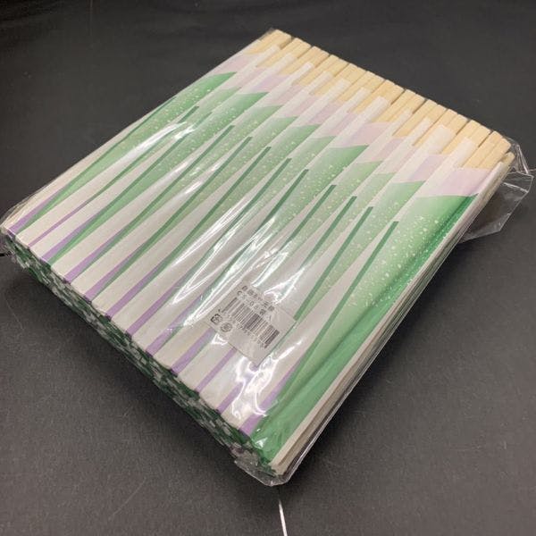 【1点/バラ】割箸 白楊8寸元禄 CS-08 袋入 100膳入 JAN付 【送料込み】 マスキ