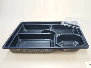 20点/バラ】仕出し弁当容器 HS 仕切-34 花小舞 ト付 【送料込み】 中央