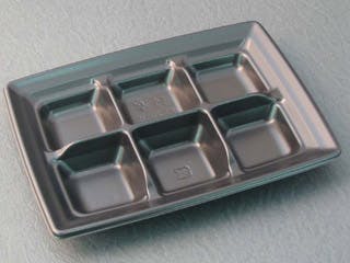 【400点/小箱】軽食容器 CT 沙楽 KS20-15-A BK 身 【送料込み】 中央化学