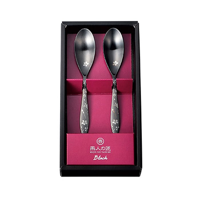 スプーンセット 2pcs ステンレス コーヒースプーン カトラリー 日本製 おしゃれ 桜柄 キッチン用品 食器 コーヒー プレゼント