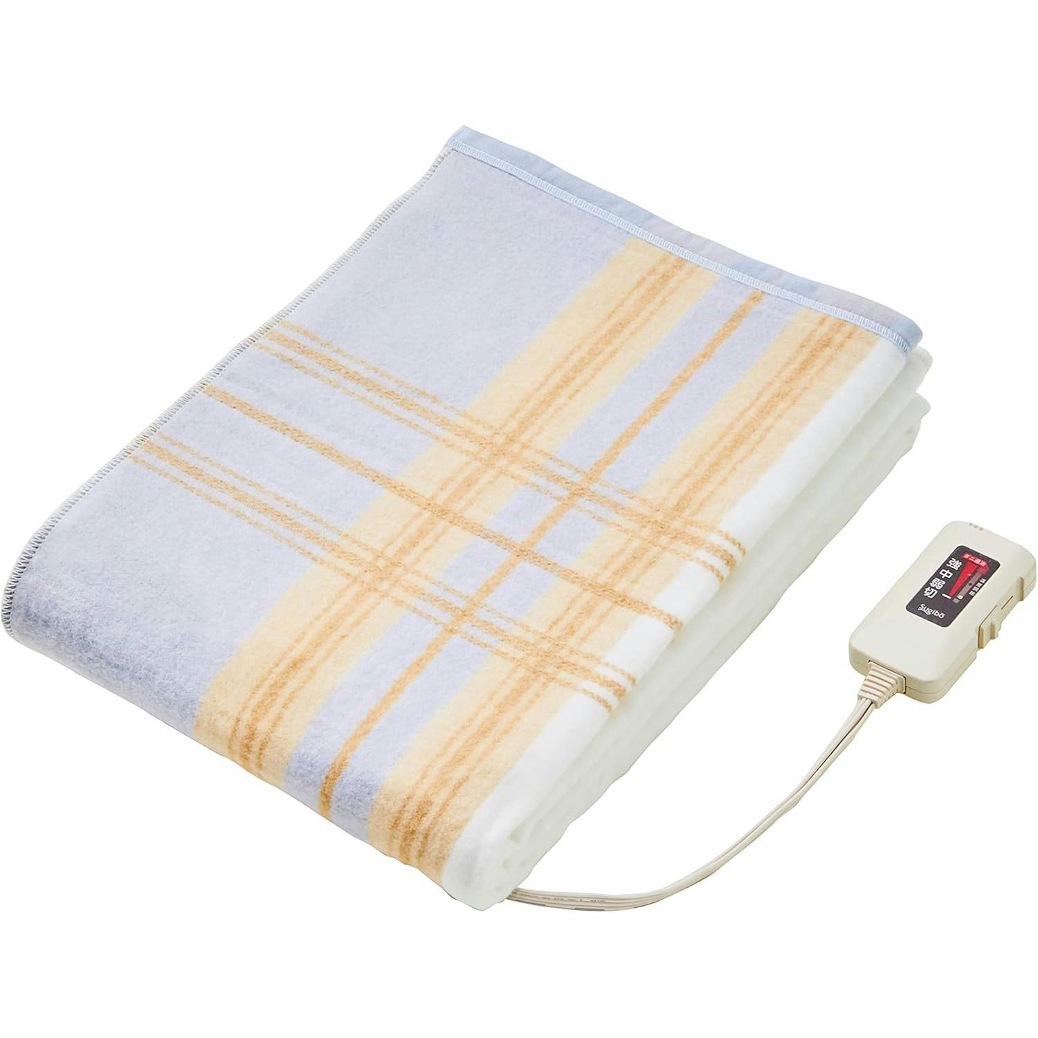 電気掛敷毛布 電気毛布 セミダブル 188×130cm 日本製 ダニ退治 室温センサー 洗える 電気掛け毛布 電気敷き毛布 電気掛毛布 電気敷毛布 ホットブランケット ひざ掛け 暖房器具 椙山紡織 SUGIYAMA SB22K25