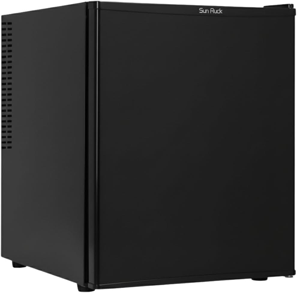 SunRuck 1ドア冷蔵庫 48L ガラス棚 SR-R4805V2-K ブラック 小型 霜取り不要 静音 48L 一人暮らし 低振動 ペルチェ方式 右開き サブ冷蔵庫 小型冷蔵庫 ミニ冷蔵庫 セカンド冷蔵庫 コンパクト おしゃれ 新生活 ひとり暮らし