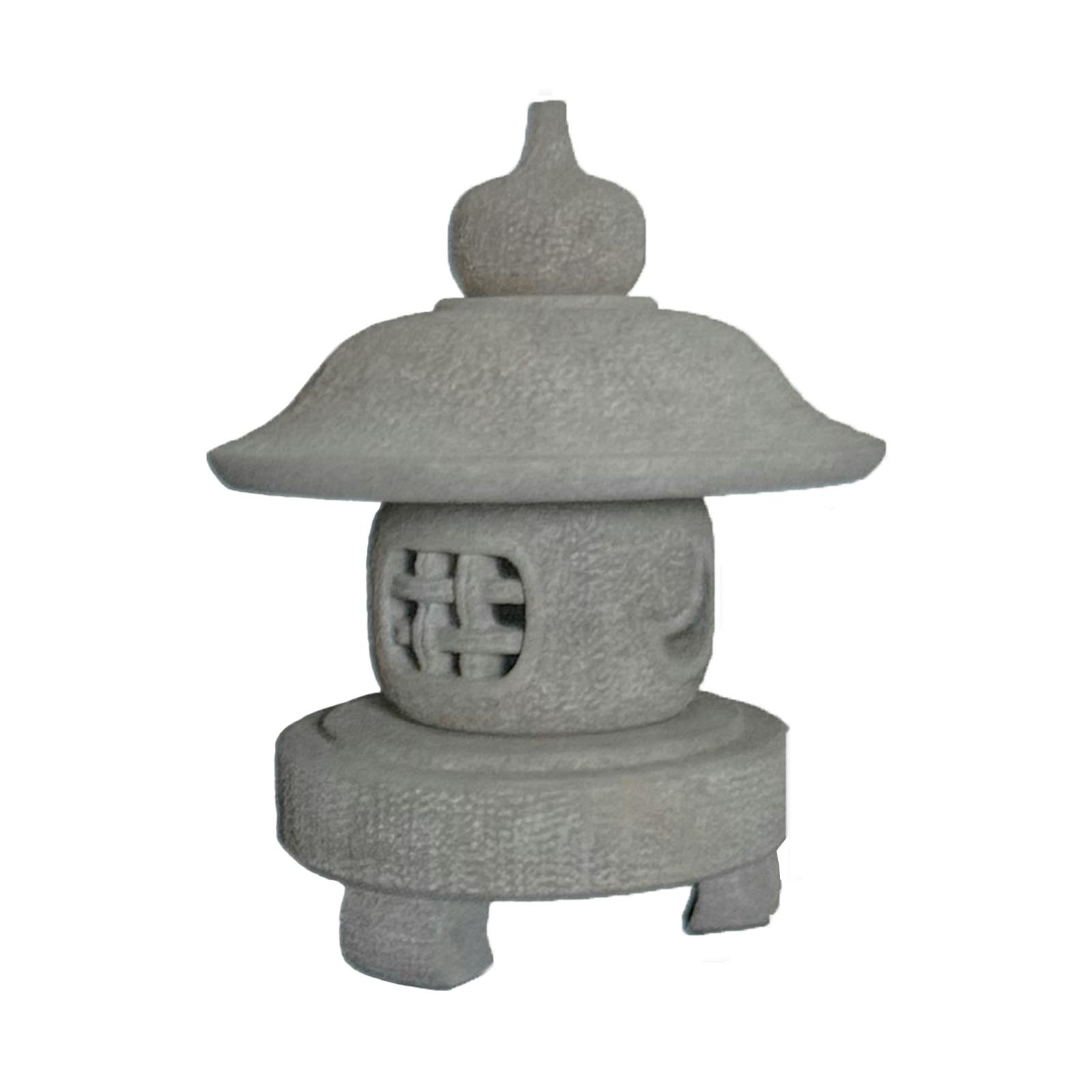 TAIKOH 灯篭 出雲石 丸形置灯籠 1.5尺 灯籠
