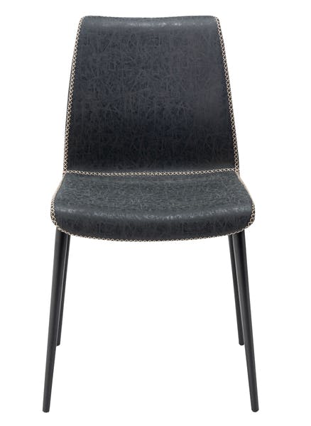 チェア／色：ブラック ／ 幅47.5×奥行57.5×高さ82.5×座面高45cm