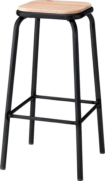 ハイスツール／色：ブラック　／　幅39×奥行39×高さ71cm　／　カウンターチェア 椅子 イス ダイニングチェア デスクチェア おしゃれ 北欧　完成品 【送料込み】
