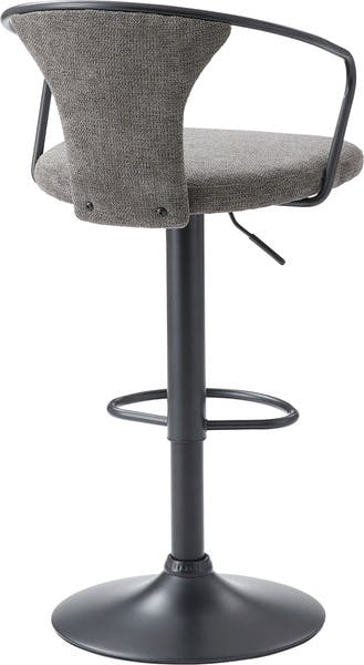 アルフレックス　カウンターチェア　グレー 布製クッション ハイチェア カウンターチェア／色：ダークグレー ／ 幅50.5×奥行50×高さ87~108×座
