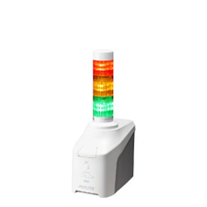 ネットワーク制御信号灯 直径40mm/3段/赤黄緑/ACアダプタ付属