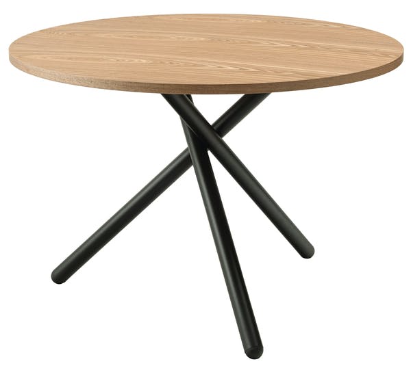 ラウンドダイニングテーブル／色：ナチュラル　／　幅110×奥行110×高さ72cm　／　カウンター ダイニング 丸 バーテーブル ハイタイプ 机 丸型 円形 おしゃれ 北欧 シンプル　組立式 【送料込み】