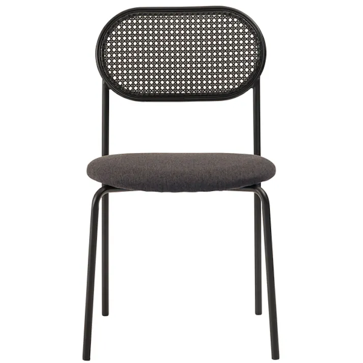 チェア/色:ダークグレー / 幅46×奥行48×高さ79×座面高44.5cm / 椅子 イス いす シンプル 完成品 【送料込み】