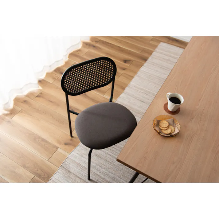 チェア/色:ダークグレー / 幅46×奥行48×高さ79×座面高44.5cm / 椅子 イス いす シンプル 完成品 【送料込み】