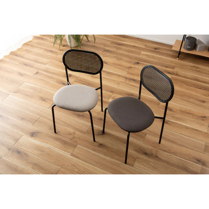 チェア/色:ダークグレー / 幅46×奥行48×高さ79×座面高44.5cm / 椅子 イス いす シンプル 完成品 【送料込み】