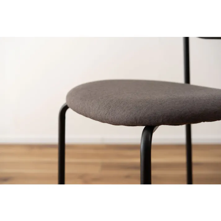 チェア/色:ダークグレー / 幅46×奥行48×高さ79×座面高44.5cm / 椅子 イス いす シンプル 完成品 【送料込み】