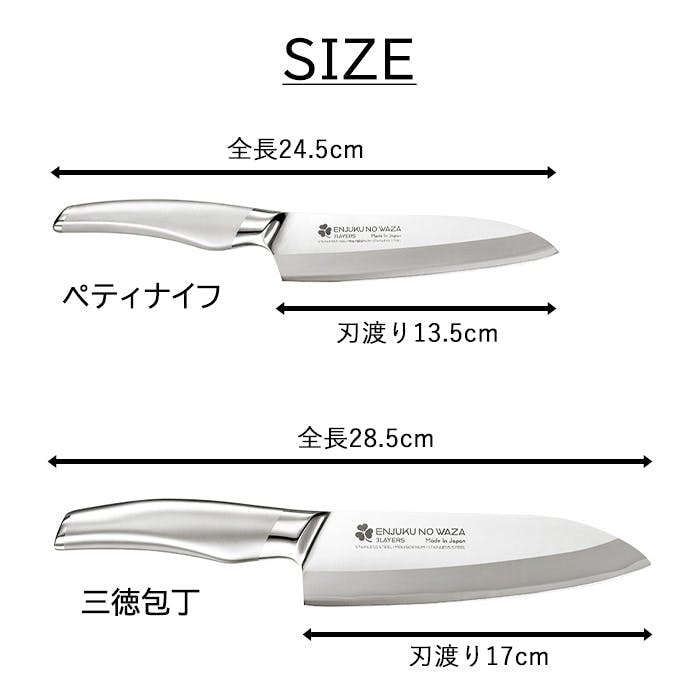 三徳包丁 牛刀包丁 ペティナイフ キッチンバサミ 4点セット 包丁