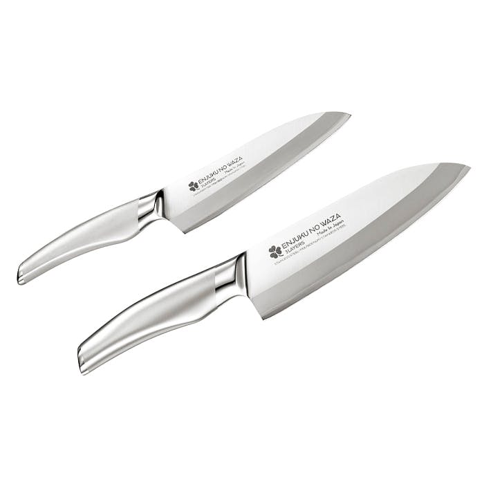 三徳包丁 ペティナイフ 2本セット 包丁 ステンレス 果物ナイフ 調理器具 キッチン用品 贈り物 ギフト 日本製 燕熟の技
