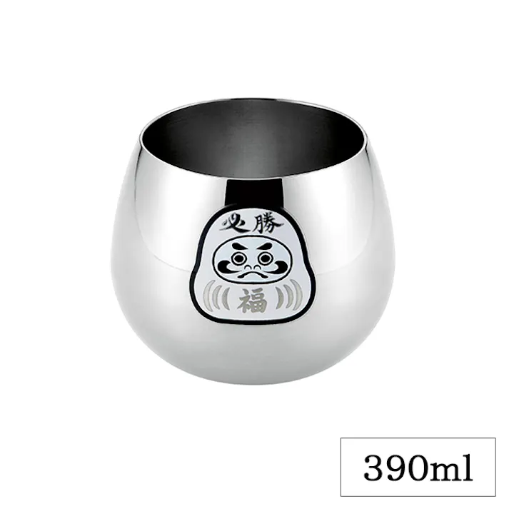 タンブラー 感温 ステンレス 390ml スイングタンブラー ダルマ 日本製 燕熟の技 ロックカップ 燕三条