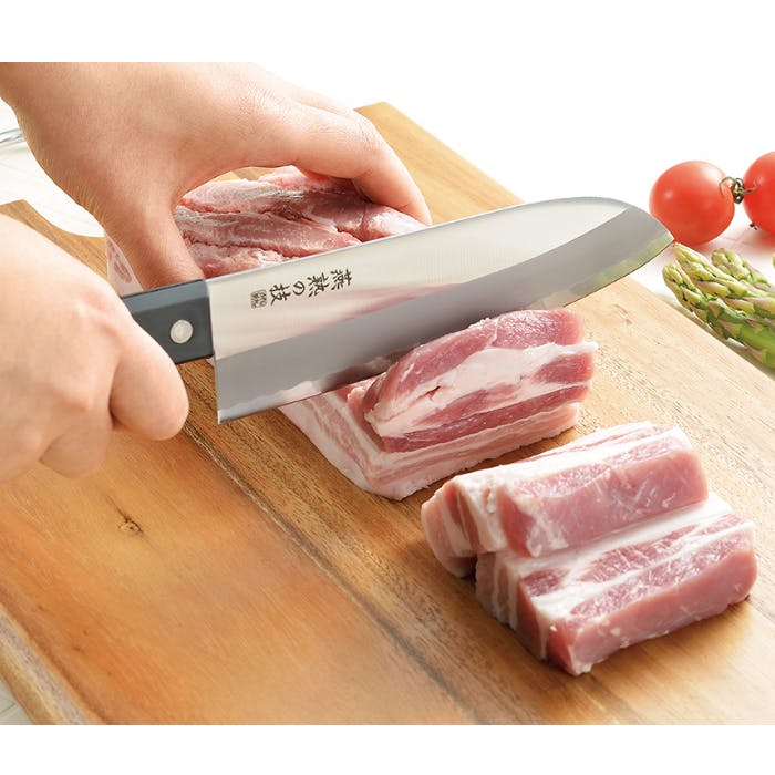 三徳包丁 165mm 研ぎ器付き 一般的家庭用 肉切り 魚の処理 野菜切り