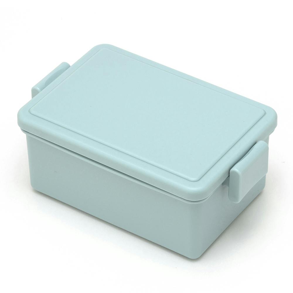 ジェルクール スクエア M 400ml イージークリップ 保冷剤一体型ランチボックス 三好製作所 GEL-COOL square M【弁当箱 保冷ランチボックス 1段 お弁当箱 子供 デザートケース デザート入れ フルーツ入れ フルーツケース】 リネアブルー