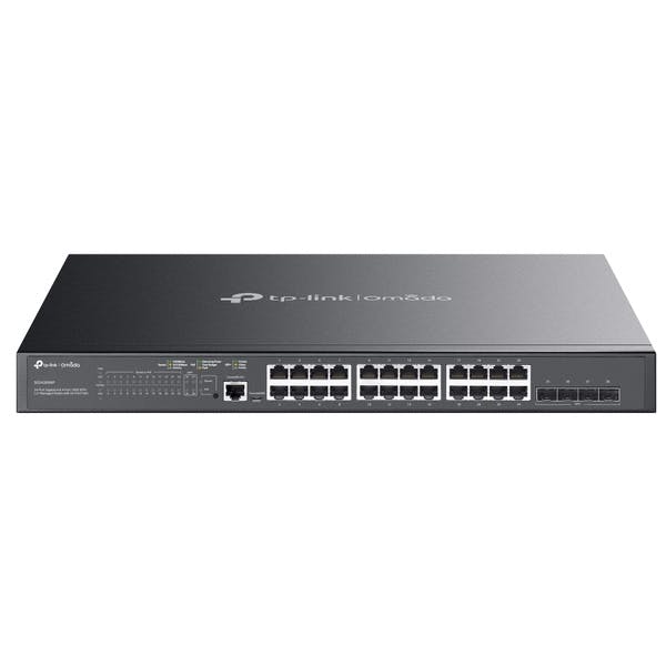 JetStream 24ポート ギガビット POE+ L2+ マネージスイッチ/4スロット 10GE SFP+